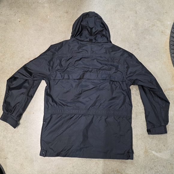 Galls Raincoat Jacket Black Mens Medium - Picture 4 of 8